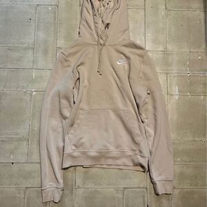 Beige Nike hoodie men’s size small